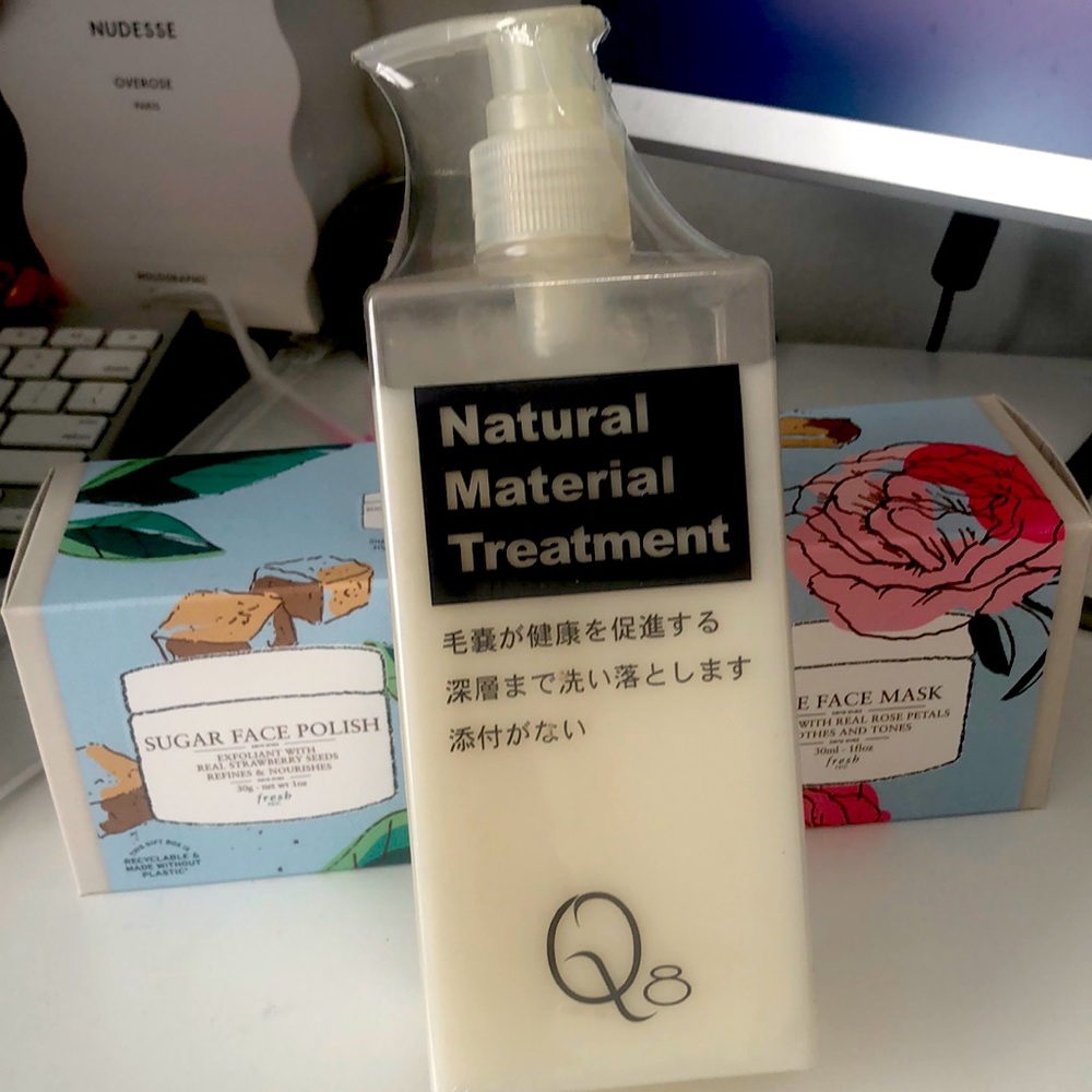 Q8’s Natural material treatment NWOT